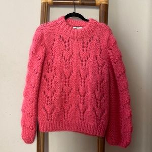 Juilliard Mohair Hot Pink Ganni Pullover